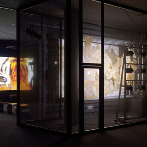 Ho Tzu Nyen, Time and the tiger, ausstellungsansicht. Mit freundlicher genehmigung des Mudam