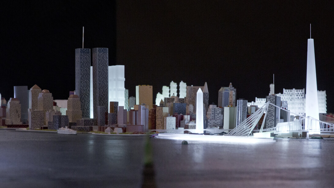 Never Built. Installation view