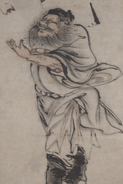 Gao Qipei (高其佩), Demon queller Zhong Kui (鍾馗迎福圖), 1672 – 1734. Courtesy of the Cleveland Museum of Art