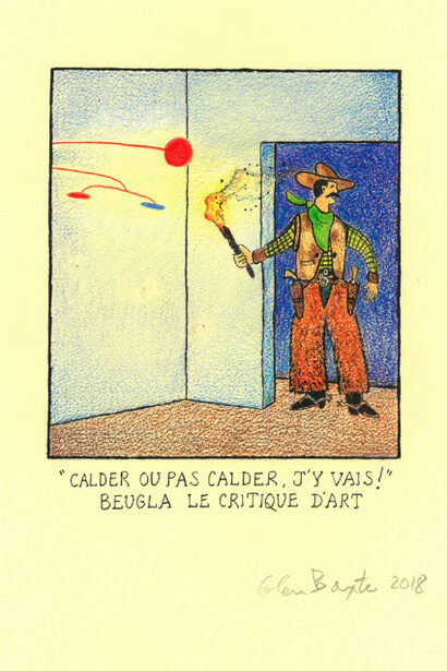 Glen Baxter. Courtesy of Galerie Isabelle Gounod