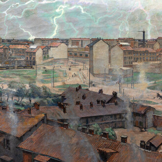 Anselmo Bucci, Il lampo (detail), 1921. Mit freundlicher genehmigung von Mart