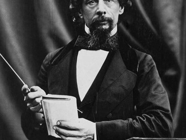 Charles Dickens (1812-1870). Aufnahme um 1858