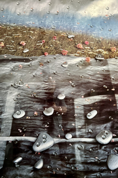 Evon Streetman, Falling landscape I (detail), 1994. Courtesy of Tracey Morgan Gallery