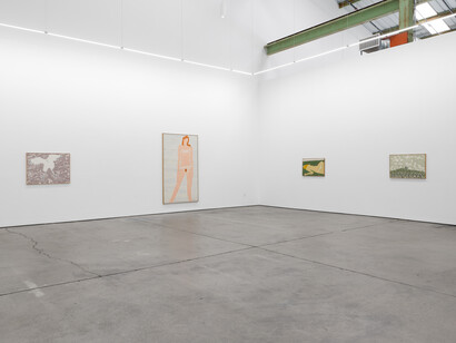 Stephen Pace, Nudes and birds, exhibition view. Courtesy of Altman Siegel