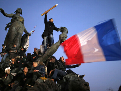 "Unity rally" in defiance of a terrorism rampage that claimed 17 lives in France. 12/01/2015, Reuters