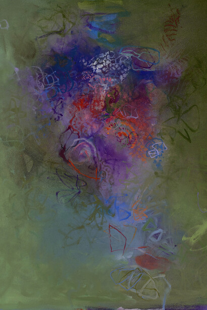 Sigrid Burton "The Tale of the Cat" (#119S-2) 20 x 16 inches, oil on canvas, 2019 