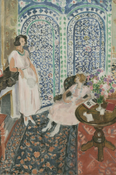 The Moorish Screen; 1921. Oil on canvas - Philadelphia Museum of Art/ Art Resource NY.
Succession H. Matisse