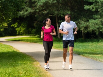 Practicando "running" en pareja