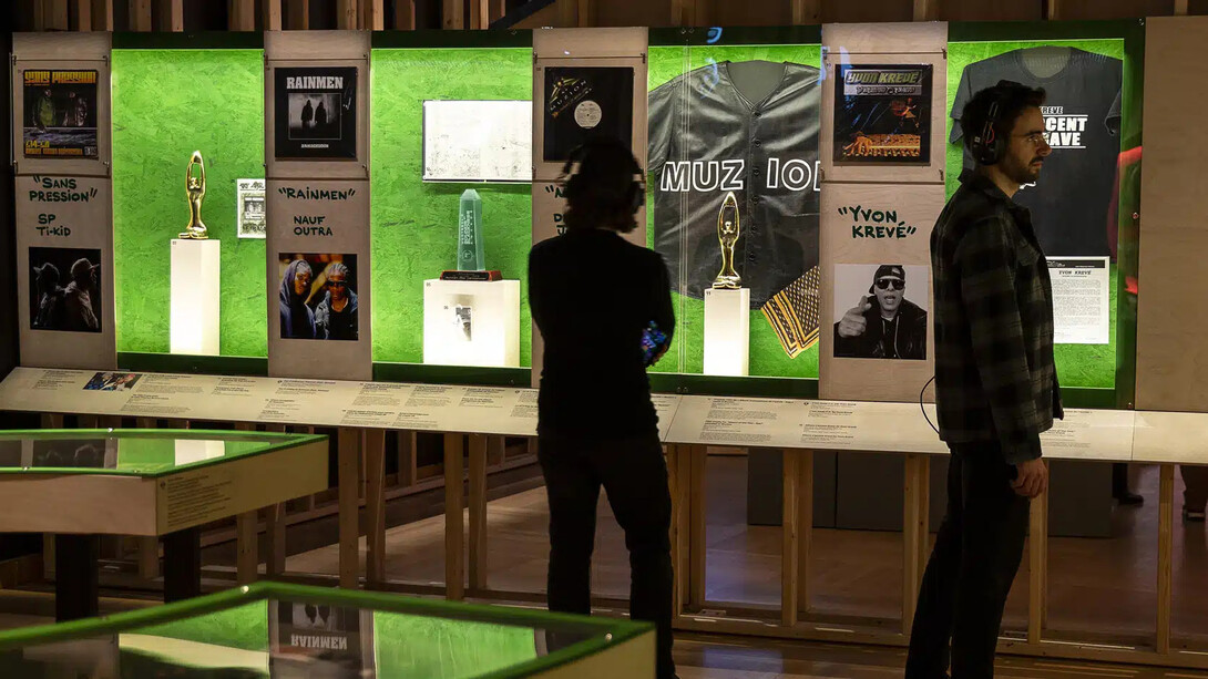 Word is bond. The sound of rap Queb, exhibition view. Courtesy of Musée de la civilisation