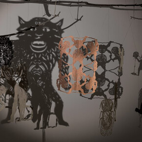 Various artists, Relational routes, exhibition view. Courtesy of Lucia Mendoza