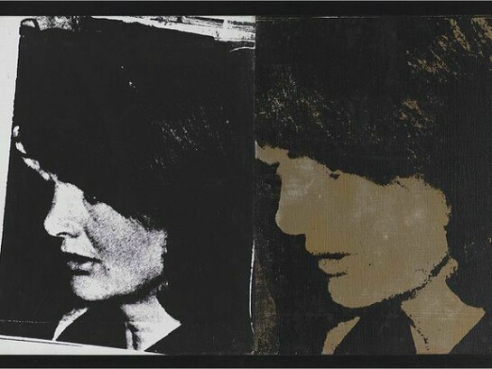 Andy Warhol, Detail of Jackie Frieze, 1964. Collection Museum of Contemporary Art Chicago, partial and promised gift of Beatrice Cummings Mayer