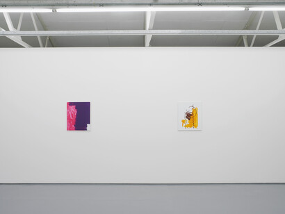 Michael Krebber, exhibition view, first floor gallery, Maureen Paley, London, 2015 © Michael Krebber, courtesy Maureen Paley, London