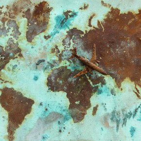 Flat Earth. Courtesy of Flowers Gallery