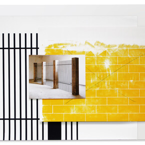 Hubert Kiecol  O.T., 2017, Drawing, monotype, photograph, mounting plate, acrylic glass 100 x 140 cm / 39 3/8 x 55 1/8 inches