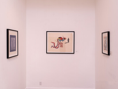 Nahid Hagigat, A female gaze, a mini retrospective, exhibition view. Courtesy of Advocartsy 