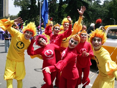 Funciones callejeras del Festival Iberoamericano de Teatro de Bogotá