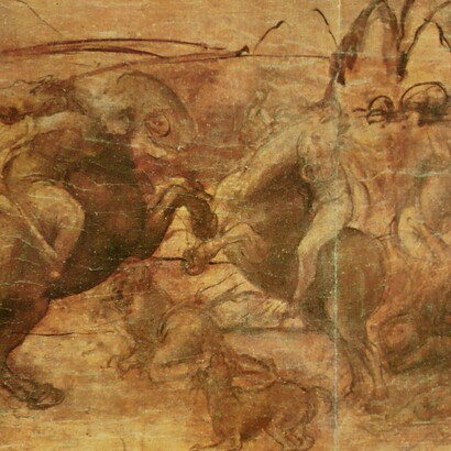 «Adoración de los magos», detalle