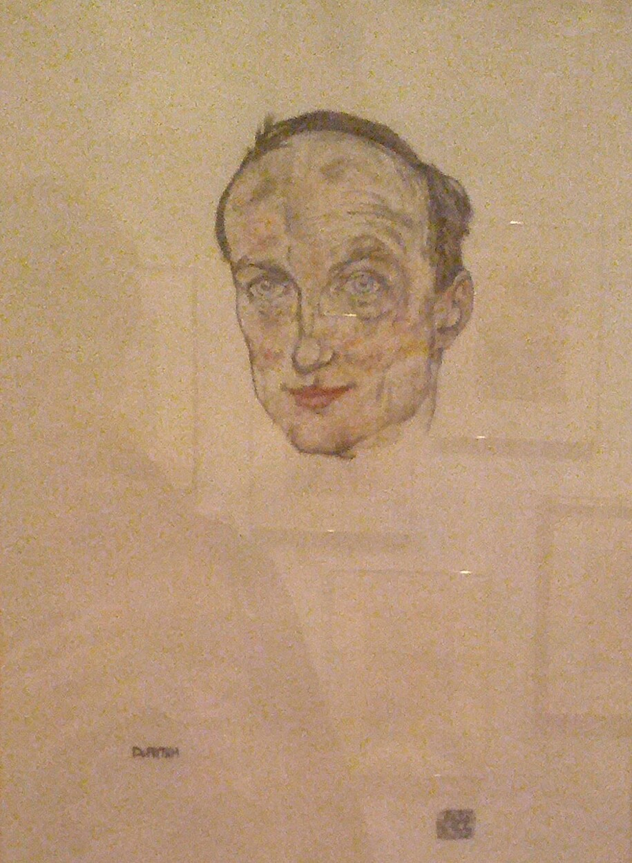 Egon Schiele, Head of Dr. Fritsch, 1917