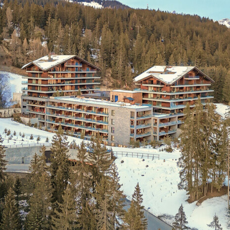 Going outside is easy with lakes, vineyards, forests, and high peaks all within reach at Six Senses Crans-Montana