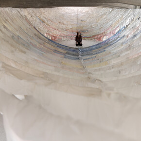 Kaarina Kaikkonen, Are We Still Going On?, 2012, Collezione Maramotti, Reggio Emilia, installation view, Ph. Dario Lasagni