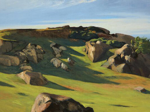 
		Edward Hopper, Cape Ann Granite, 1928, Öl auf Leinwand, 73.5 x 102.3 cm, Private Collection, © Heirs of Josephine Hopper / 2019, ProLitteris, Zurich, Photo: Christie's
									