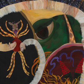 Alyina Zaidi, Fledgling (detail), 2026. Courtesy of Pilar Corrias Gallery