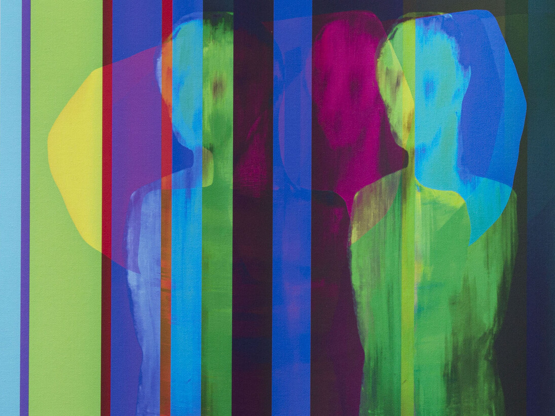 David King Reuben, Blur color 1 (1), Archival digital print on Hahnemuhle Monet Fine art canvas