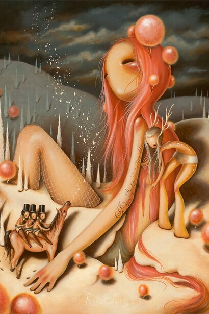 Brandi Milne, She Wears the Trees in Her Hair and the Clouds in Her Eyes