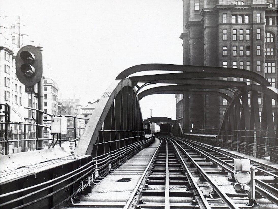 Liverpool Overhead Railway. Courtesy of Museum of Liverpool
