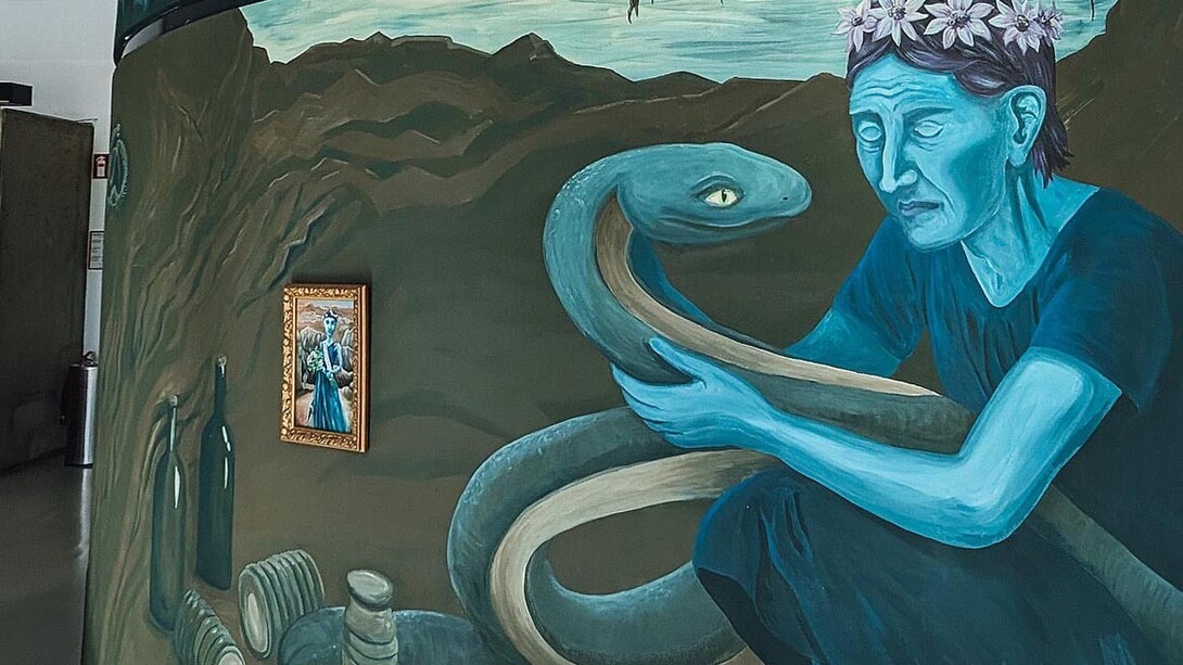 Foyer exhibition, Anja Herzog, exhibition view. Courtesy of Kunsthaus Graz