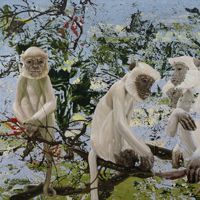 Rafael Megall, Solitude, serenity (detail), 2026. Courtesy of Mek Contemporary 