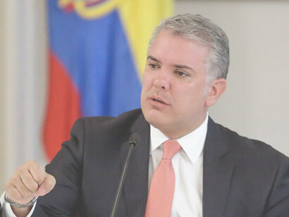 Iván Duque, presidente en funciones y máximo representante del Centro Democrático