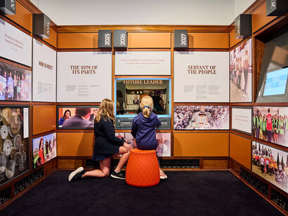 Democracy DNA, exhibition view. Courtesy of Museum of Australian Democracy