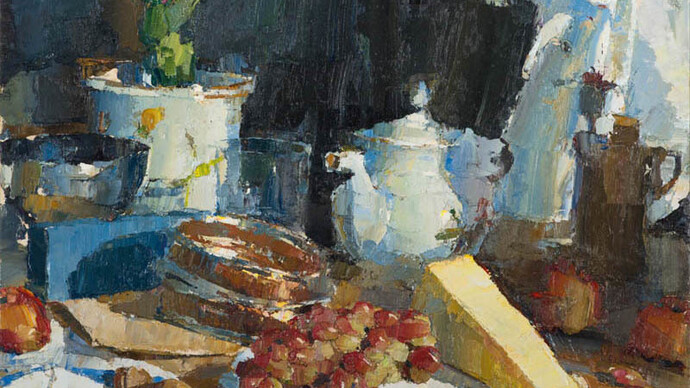 Oliver Akers Douglas, Christmas Sideboard
