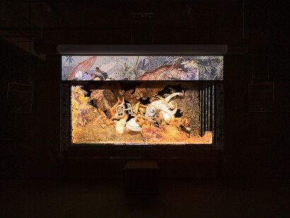 Ho Tzu Nyen, Time and the tiger, exhibition view. Courtesy of Hamburger Kunsthalle