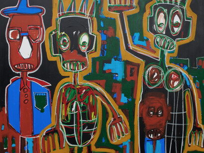Aboudia. Courtesy of Jack Bell Gallery