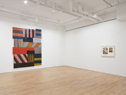 Sean Scully, Tower, exhibition view. Courtesy of Lisson Gallery