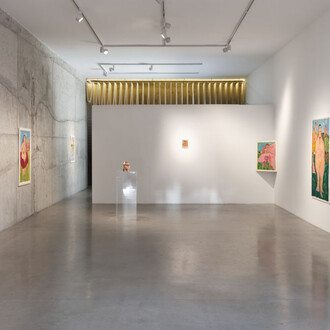 Francesca Perrone, In raw skin I see you fade, exhibition view. Courtesy of Prometeo Gallery