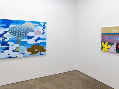 Eric Hibit, The big seed, exhibition view. Courtesy of Morgan Lehman Gallery