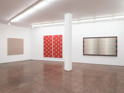 Jordan Ann Craig, The sky was once a dark blanket, exhibition view. Courtesy of Hales Gallery