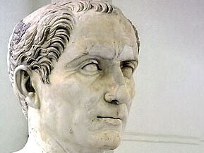 Busto di Gaio Giulio Cesare nel Museo Archeologico Nazionale di Napoli