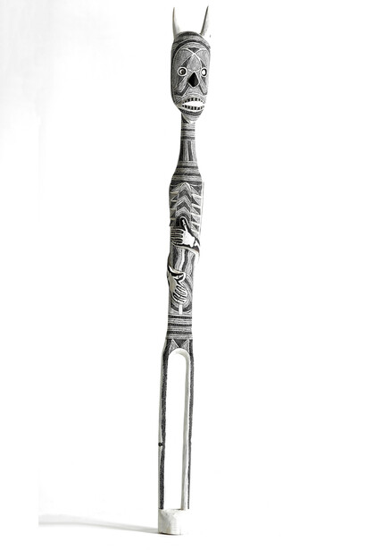 Nawurapu Wunuŋmurra, Mokuy spirit, 2015. Courtesy of Art Gallery of NSW