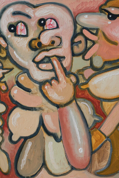 Rumor Room (Whisper Composition), 2018
Óleo sobre lienzo
61 x 46 cm