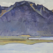 Ferdinand Hodler, Le grammont après la pluie, 1917. Courtesy of Fondation Beyeler