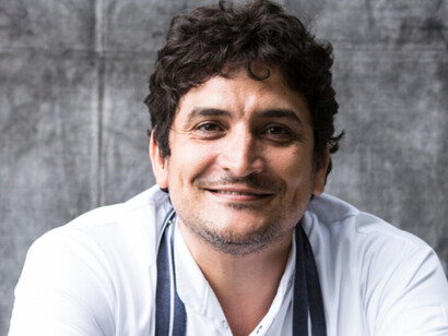 Foto ritratto di Mauro Colagreco, chef stellato