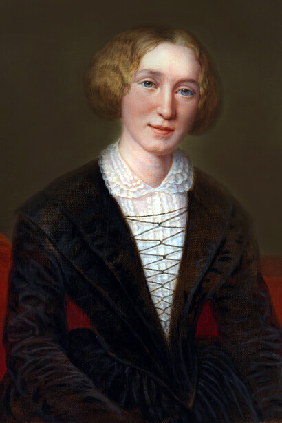 Alexandre Louis François d'Albert Durade, Retrato de George Elliot