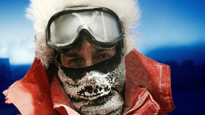 Respirare al freddo (-75°C) - Floris Van Den Berg wanderlustdoc.com ©PNRA/IPEV