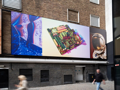 Lisa Barnard, The canary and the hammer, exhibition view. Courtesy of The Photographers' Gallery