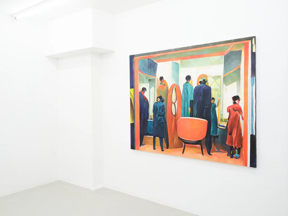 Willem Andersson, In the lee of land, exhibition view. Courtesy of Belenius