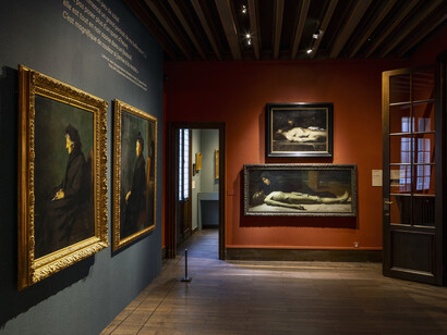 Elles, les élèves de Jean-Jacques Henner, vue d'exposition. Avec l'aimable autorisation du Musée national Jean-Jacques Henner